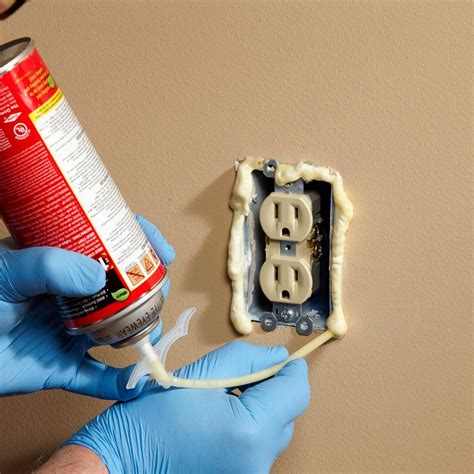 great stuff around electrical boxes|Foam Outlet Insulation Stops Cold Air Coming .